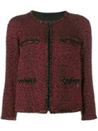 Chanel Vintage Multi-pockets Tweed Jacket - Red