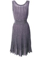 Missoni Midi Knitted Dress - Purple