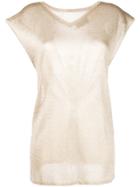 Missoni Short Sleeve Top - Gold