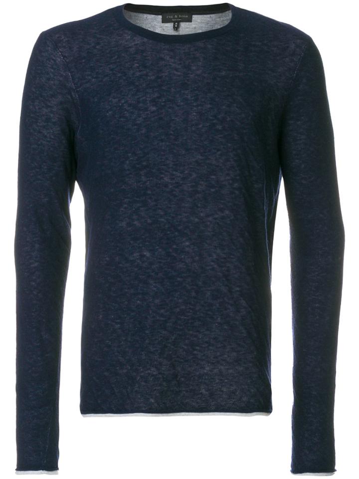 Rag & Bone Crew-neck Jumper - Blue
