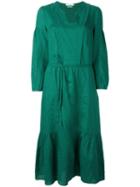 Isabel Marant Étoile Waist Tie Dress, Women's, Size: 42, Green, Linen/flax/viscose