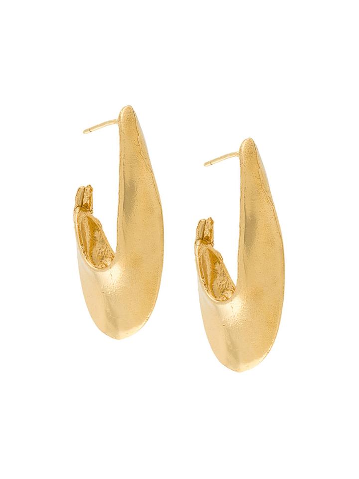 Alighieri Push Back Stopper Earrings - Metallic