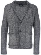 Armani Jeans V Neck Cardigan - Blue