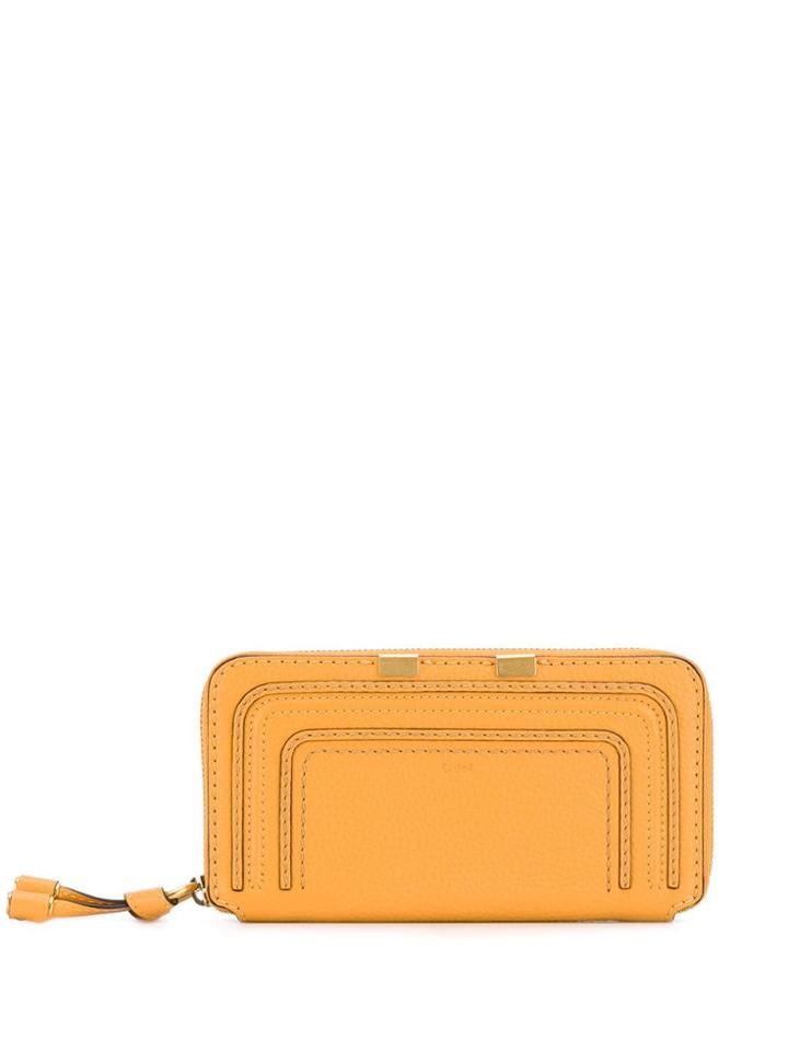 Chloé Marcie Long Zipped Wallet - Yellow