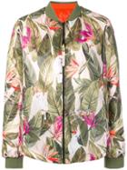 Woolrich Leaf Bird Bomber Jacket - Green
