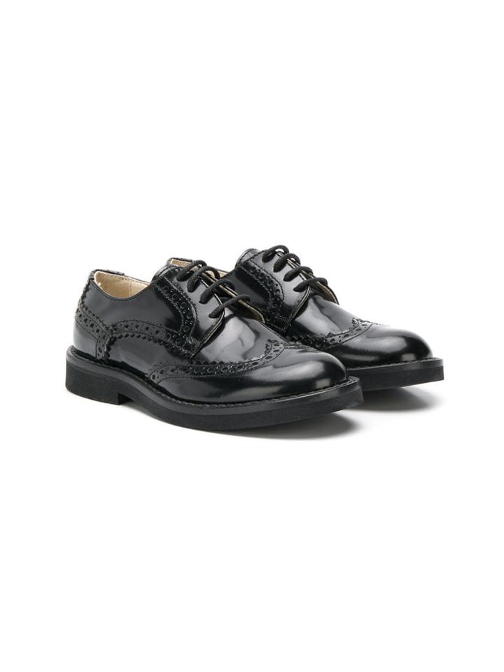 Montelpare Tradition Teen Lace-up Brogues - Black