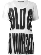 Silence T-shirt - Women - Cotton/nylon/viscose - Xs, Nude/neutrals, Cotton/nylon/viscose, Haider Ackermann