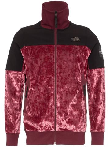 The North Face Black Label Stand Collar Zip Front Bomber Jacket - Red
