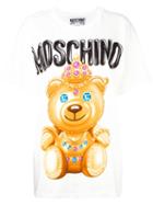 Moschino Bear T-shirt, Women's, Size: Xxs, White, Cotton