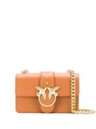 Pinko Logo Plaque Shoulder Bag - Brown