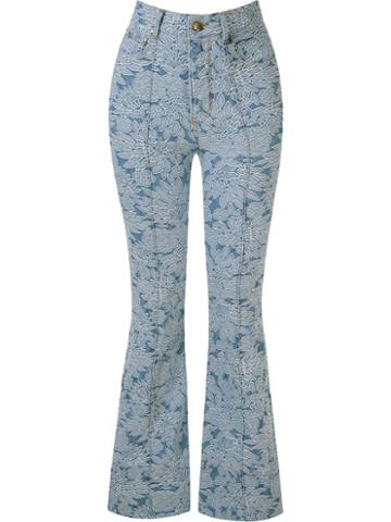 Amapô Floral Flared Jeans