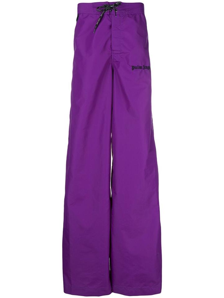 Palm Angels Oversized Striped Track Pants - Pink & Purple