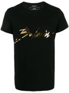 Balmain Signature Print T-shirt - Black