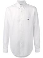 Etro Classic Shirt, Men's, Size: 41, White, Linen/flax
