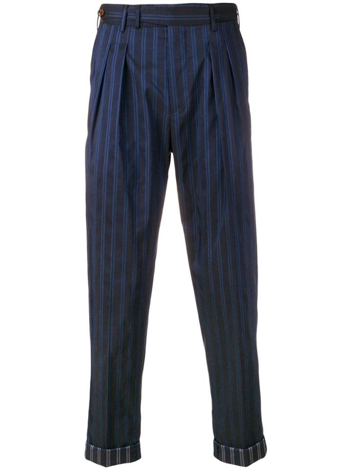 Pt01 Carrot Fit Trousers - Blue