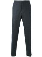 Ami Alexandre Mattiussi Straight Trousers, Men's, Size: 38, Grey, Wool