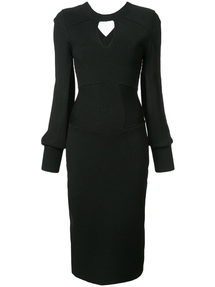 Ginger & Smart Cut-out Detail Midi Dress - Black
