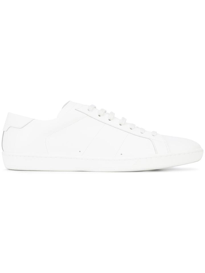 Saint Laurent Sl/01 Court Classic Sneakers - White
