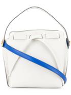 Anya Hindmarch Shoelace Drawstring Shoulder Bag - White