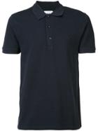 Versace Collection Embroidered Logo Polo Shirt - Blue