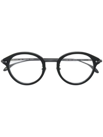 Massada Round Frame Glasses - Black