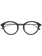 Massada Round Frame Glasses - Black