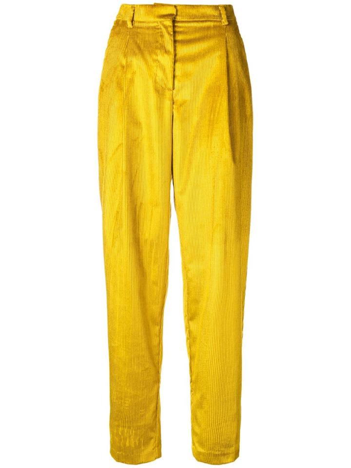 Mauro Grifoni Loose Flared Trousers - Yellow & Orange