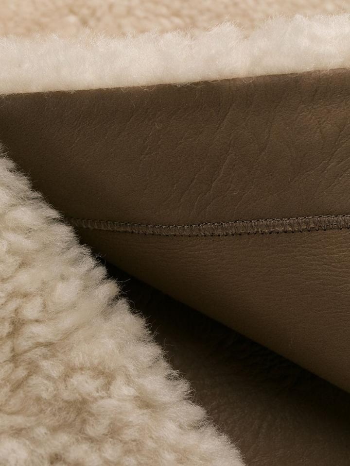 Liska Oversized Shearling Coat - Neutrals