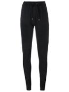 Isabel Marant Étoile Skinny Track Pants, Women's, Size: Medium, Black, Linen/flax/cotton