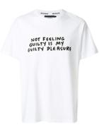 House Of Holland Guilty Print T-shirt - White
