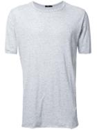 Bassike 'htg Slim Basic' T-shirt, Men's, Size: Small, Grey, Organic Cotton