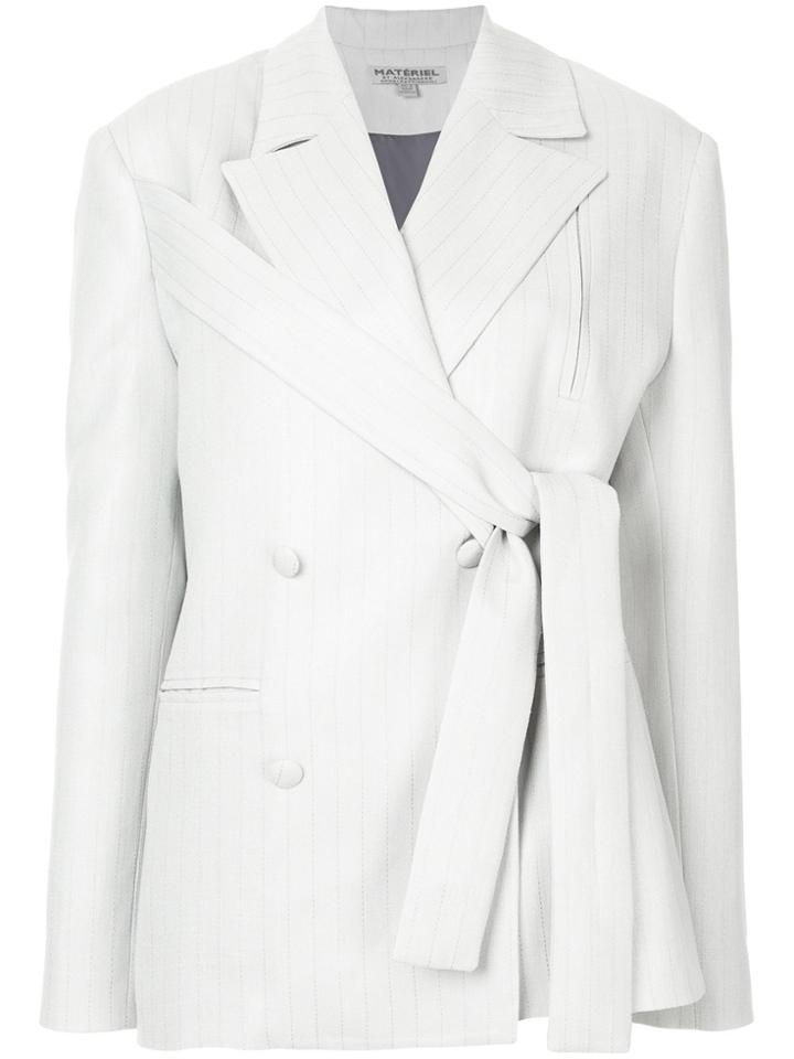 Matériel Striped Blazer - Grey