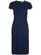 Marcia Tchikiboum Cut-out Side Dress - Blue