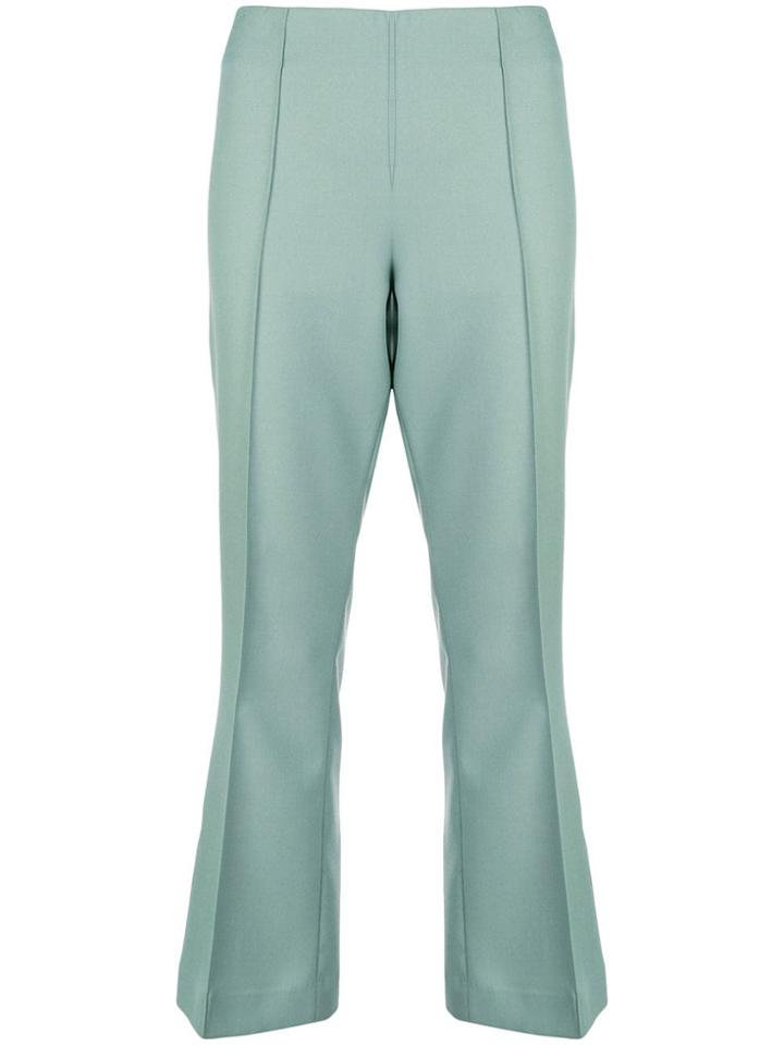 Erika Cavallini Tailored Cropped Trousers - Blue