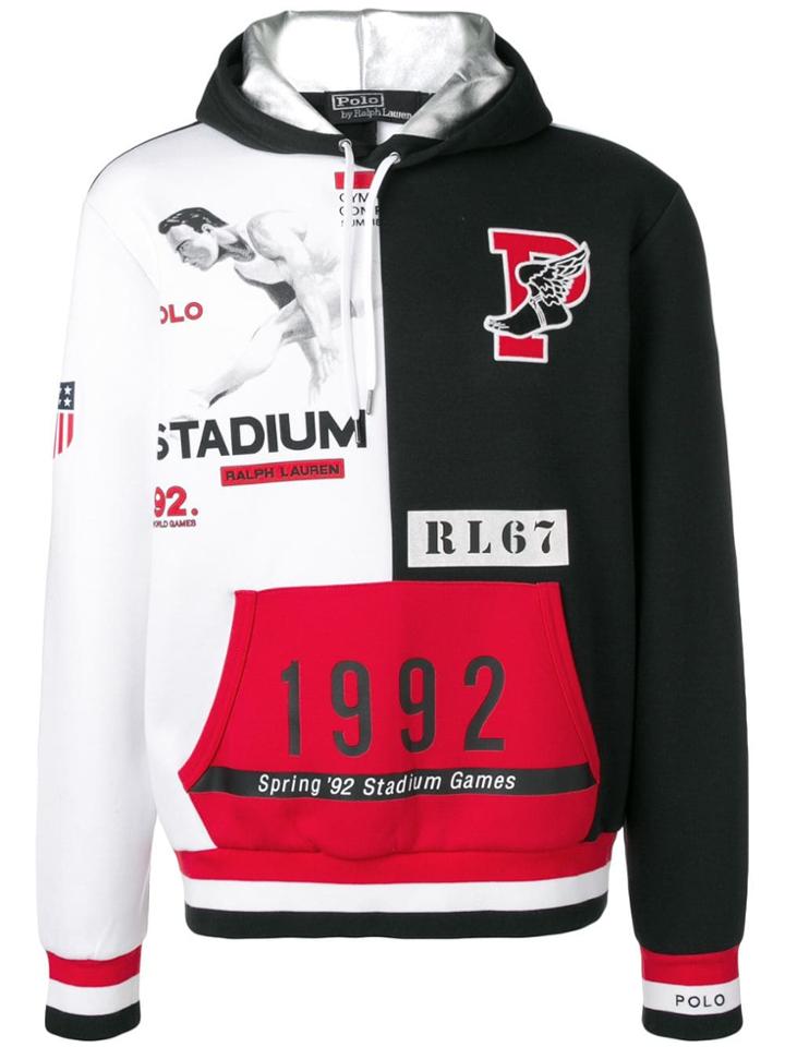 Polo Ralph Lauren Colour-block Hoodie - Black