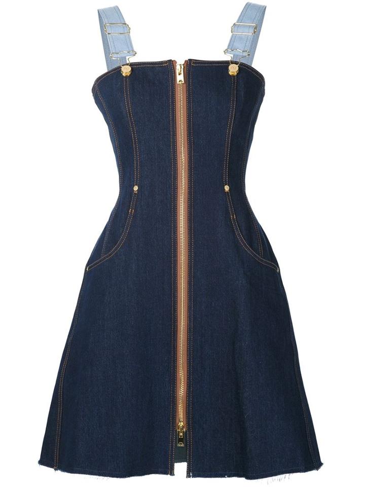 Natasha Zinko Denim Dungaree Dress