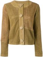 Drome - Perforated Jacket - Women - Calf Leather/acetate/cupro - S, Green, Calf Leather/acetate/cupro