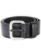 Diesel - Impressed Belt - Men - Calf Leather - 95, Black, Calf Leather
