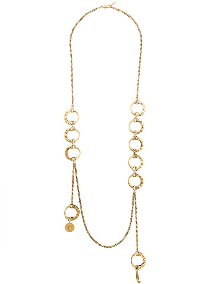 Chloé Quinn Hoop Necklace - Metallic