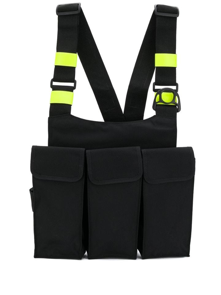 Neighborhood Wearable Chest Bag - Black