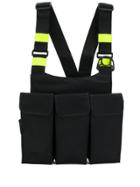 Neighborhood Wearable Chest Bag - Black