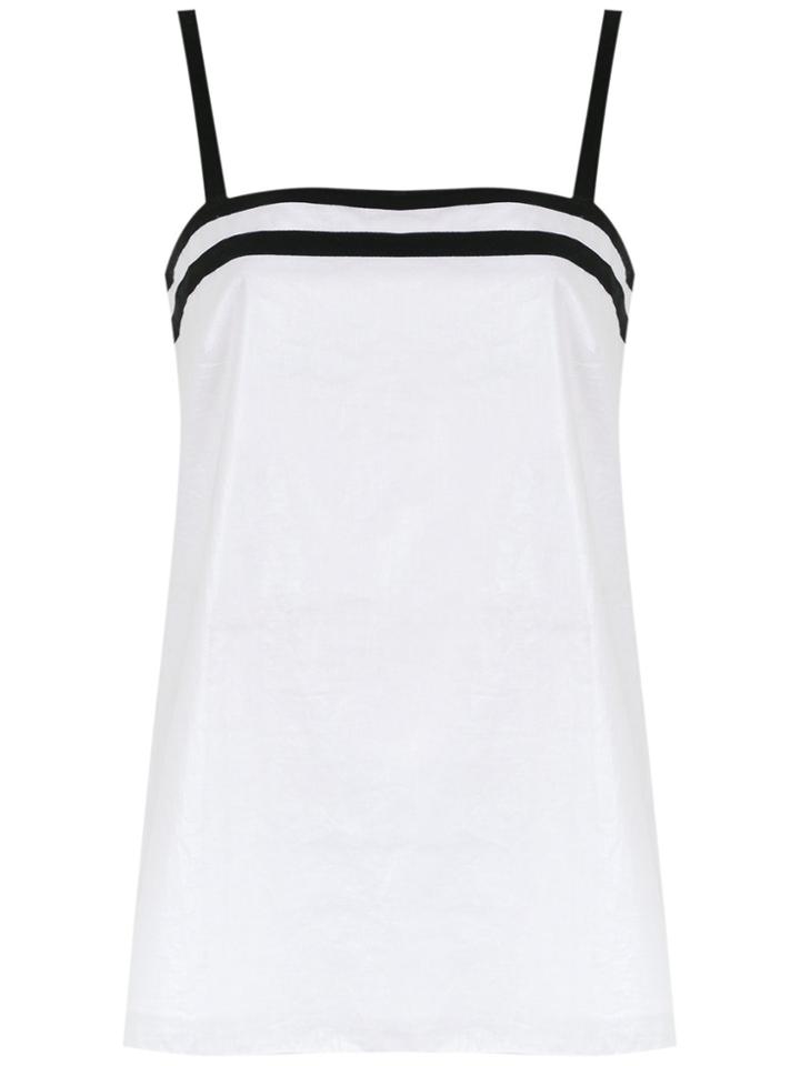 Mara Mac Straight Cut Out Top - White