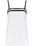 Mara Mac Straight Cut Out Top - White
