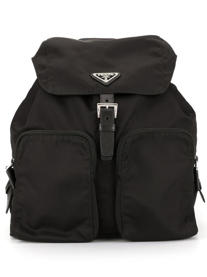 Prada Pre-owned Classic Backpack - Black
