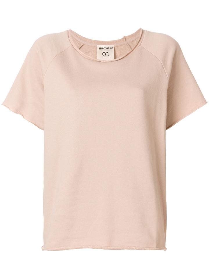 Semicouture Nevil T-shirt - Nude & Neutrals
