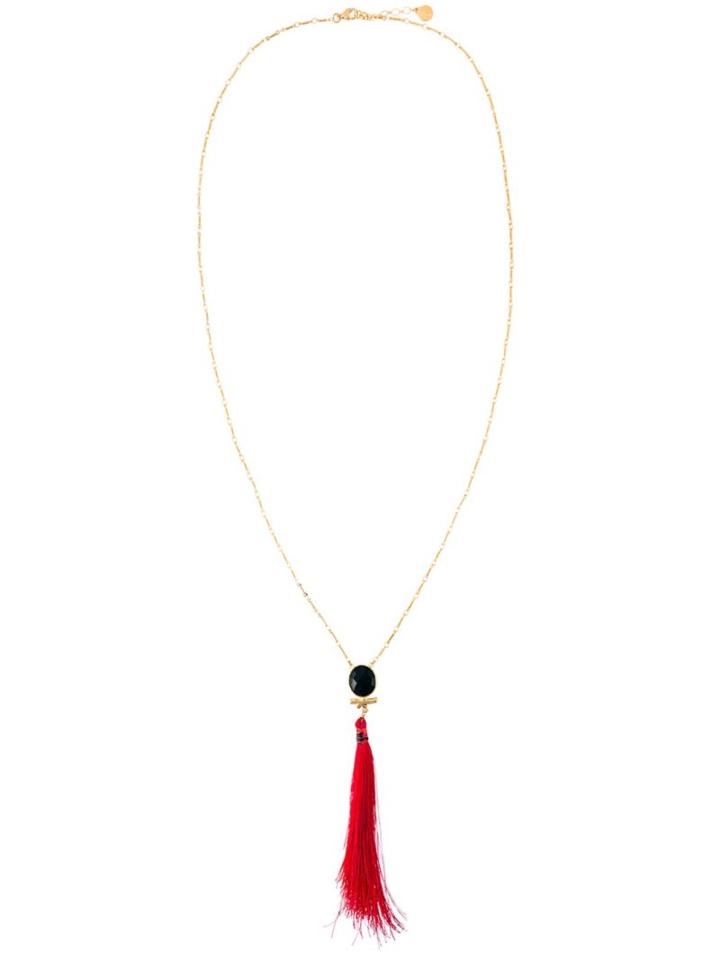 Gas Bijoux 'serti Bella' Long Necklace, Women's, Metallic