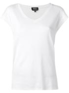 A.p.c. - Cap Sleeve T-shirt - Women - Cotton/modal - Xs, White, Cotton/modal