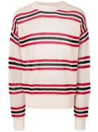 Laneus Striped Long-sleeve Sweater - Multicolour
