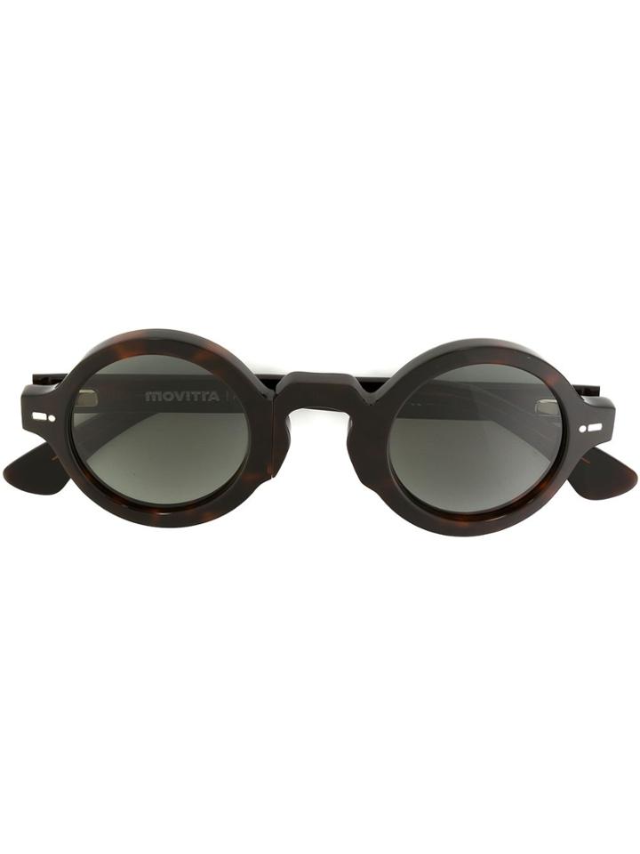 Movitra Round Shaped Sunglasses - Brown