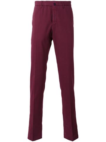 Incotex Skinny Trousers - Red